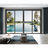 Gute Qualität Kosten Slim Profile Aluminium Glass chiebetür system Anpassen