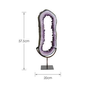 Elegant Home Decoration Pieces Luxury Modern Art Crystal Ornament Imitated Amethyst Decoration - Product Image 5