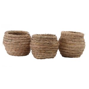 Nido de Paja para Pájaros, Nido de Hierba Tejida, Nido para Periquitos, Nido de Coco, Suministros para Nidos de Pájaros, Nido Pequeño para Pájaros, Caja de Cría para Loros - Product Image 1