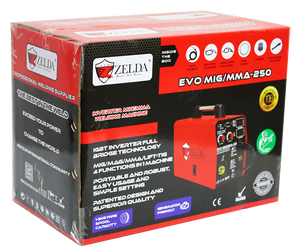 Zelda Multi MIG MAG MMA Lift-<span class=keywords><strong>tig</strong></span> 4 en 1 Máquinas <span class=keywords><strong>de</strong></span> <span class=keywords><strong>soldar</strong></span> 220V 250amp - Product Image 6