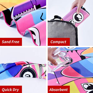 Adulto Sin Arena Personalizado Toallas Personalizadas Para <span class=keywords><strong>Playa</strong></span> Llegado Toallas <span class=keywords><strong>Playa</strong></span> Micro Fibra tropicale Alta Calidad Encanto - Product Image 3