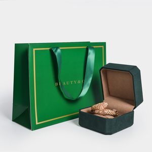 Luxury Ribbon Handle Boutique Shopping <b>Packaging</b> Custom <b>Printed</b> Tote Paper Gift Bags With Logo - Product Image 3