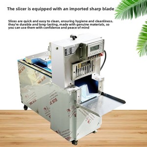 Cortadora de Carne Comercial, Rebanadora de Queso Multifuncional, Rebanadora de Tocino, Jamón y Carne Cocida - Product Image 1