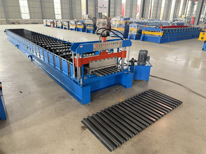 Tùy chỉnh tường lưới Trần Bảng điều khiển sản xuất làm máy đùn lớn tường bảng điều khiển cuộn hình thành giá máy - Product Image 5