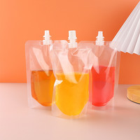 Pochette Doypack personnalisée biodégradable réutilisable avec bec verseur pour jus de fruits, eau minérale, bière