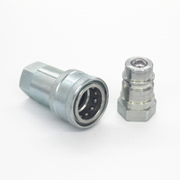 Coupleurs de tracteur à connexion rapide hydraulique 1/2 "Ag, Style Pioneer Ball ISO 5675 avec bouchons anti-poussière