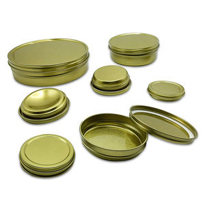 علب كافيار معدنية 5 جرام 10 جرام 20 جرام 30 جرام 50 جرام 100 جرام 250 جرام مع طباعة مخصصة، علب ذهبية من الصفيح للتعبئة المفرغة من الهواء للحليب - Product Image 5