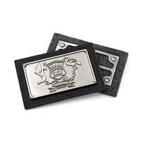 Étiquette en cuir personnalisée, patch logo métallique, logo personnalisé sans pli pour jeans, sacs, vêtements - Formes carrées/en rouleau, design gaufré, lavable