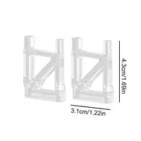 Pour PS5 Slim Console de jeu Base Stable Horizontal Affichage Support de stockage Accessoires de jeu légers Base de support pour PS5 Slim