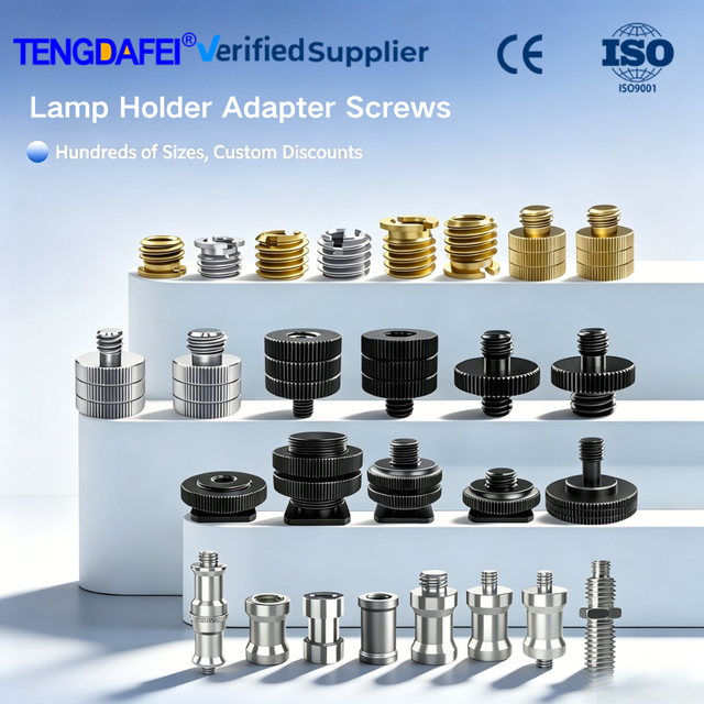 Camera Conversion Screw 1/4" 3/8" Thread Adapter Aluminum Alloy CNC Machined Tripod Light Stand Mount Portable High Accessories