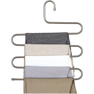 Top vente nouvelle cuisine salle de bain chambre étagère organisateur barres salle de bain organisateur <span class=keywords><strong>pantalon</strong></span> cintre <span class=keywords><strong>pantalon</strong></span> vêtements placard - Product Image 1