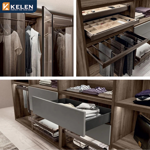 Kelen 2026 Contemporary <strong>Wardrobe</strong> Bedroom Furniture Set Custom Armoire Walking <strong>Closet</strong> Cloakroom - Product Image 3