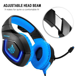 Auriculares <span class=keywords><strong>ONIKUMA</strong></span> <span class=keywords><strong>K1B</strong></span> para juegos de ordenador montados con auriculares con cable emisor de luz para PS4 2017 - Product Image 5