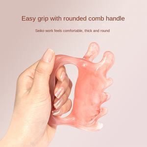 Masseur à double poussée et grattage, technologie en résine, massage de la colonne <span class=keywords><strong>vert</strong></span>ébrale, des épaules, du cou, deux coins, points d'acupuncture, réglage du méridien dorsal, double - Product Image 6