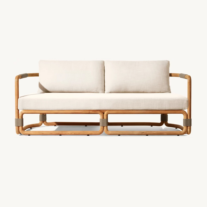Sofá doble de teca "183*86 * H58.5cm"