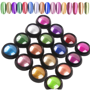 Poudre à ongles professionnelle japonaise en plastique effet miroir, pigment blanc, Aurora Super Flash, nouvelle poudre de glace, or titane, pour salon - Product Image 1
