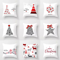 Coussin Décoratif Lettre en Peluche Doux Velours pour Canapé