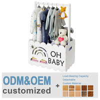 Panier de naissance en bois, coffre de rangement en bois, panier de rangement pour bébé avec poignée, caisse en bois