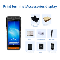 SP860-S PDA Android 13 Portátil de 5.5 Pulgadas HD con Escáner de Código de Barras 2D e Impresora Térmica, PDA Industrial Resistente con NFC RFID