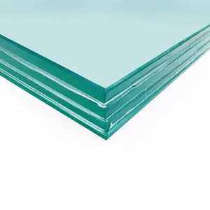 stiffness clear 24mm three layers multilayer tempered laminated glass for sale used bank window and door