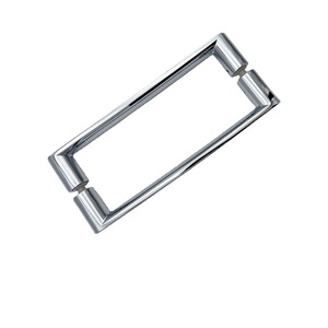 Poignée de porte de douche Kellyto en alliage de zinc K228, espacement des trous de 200 mm, finition chromée, accessoire de salle de bain - Product Image 3