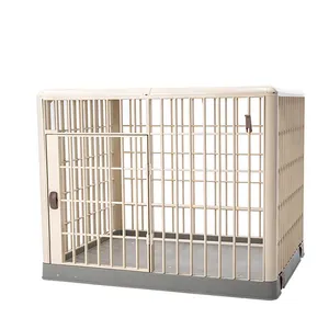 2021 New Universal Indoor Outdoor Resin Convenient Design Comfortable Buckle Dog Kennel Cage for Dogs Cats