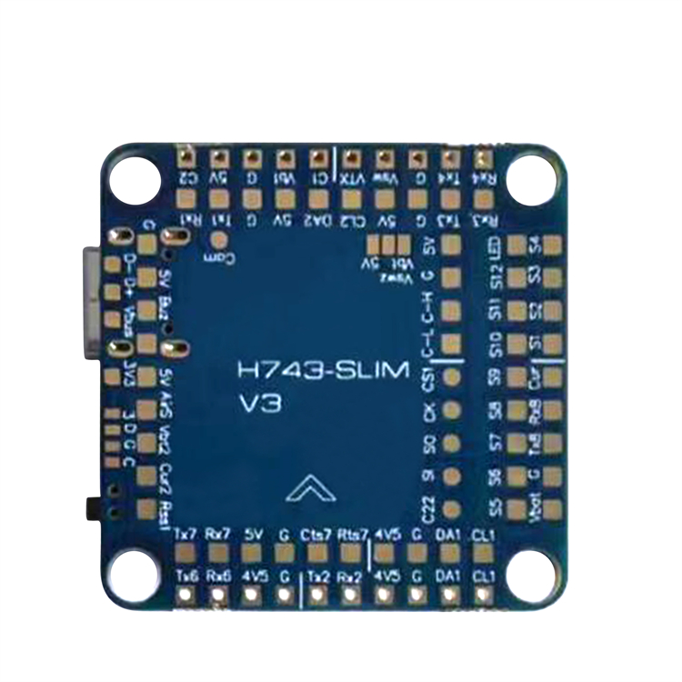 H743-SLIM V3 H743 тонкий Контроллер полета 2-8S F7 FC 30,5x30,5 мм FPV аксессуары для дрона