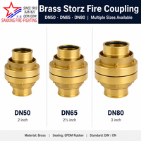 Raccord de pompier Storz en laiton Tianxing DN50 DN65 DN80, norme DIN, joint EPDM, verrouillage rapide à baïonnette, pour tuyau d'incendie