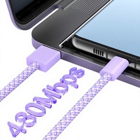 Câble de données Type-C DENIXI en gros, couleur macaron, câble de charge USB à charge rapide