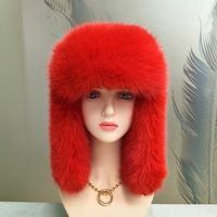Gorros de Invierno de Piel Sintética Ajustables Estilo Ruso Ushanka para Mujer, Orejeras de Peluche para Actividades Diarias Casuales