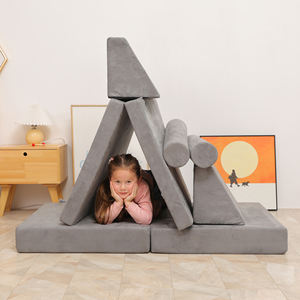 Divano da pavimento modulare per interni e per esterni divano modulare in schiuma grande divano per bambini - Product Image 4