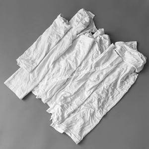 Chiffons de peintre en coton blanc tricoté absorbants de qualité supérieure, 4 lb, lingettes en coton 10 kg, chiffons en coton industriels pour le nettoyage - Product Image 1