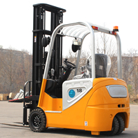 Chariot élévateur électrique à 3 roues de 2000 kg (1,5 tonne) à prix d'usine avec certification CE, batterie lithium-ion, charge rapide
