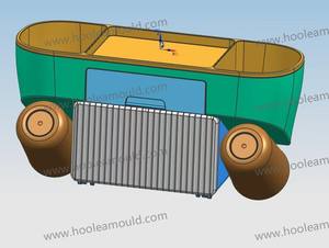 Support mural haut de gamme pour brosse à dents électrique en plastique moulé par injection, ensemble de moules pour porte-gobelet de salle de bain - Product Image 2
