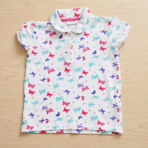 Custom OEM Girls/Kids Formal <b>Polo</b> Shirt 100% Cotton Short Sleeve High Quality Colourful Dress Knitted Eco-Friendly Features - Product Image 3