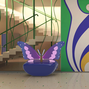 <span class=keywords><strong>Y901</strong></span> Hai-Skulptur Modernes Design FRP-Stuhl Dekoration Wetterfester Sitz für Parks, Flughäfen, Villen, Einkaufszentren - Product Image 5