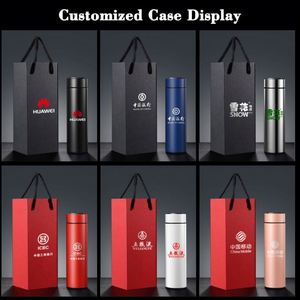 Temperature Display Stainless Steel Intelligent Water Bottle 500Ml Smart Digital <b>Thermos</b> - Product Image 2