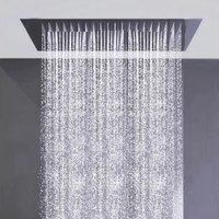 Fontaine murale numérique extérieure personnalisée avec logo, cascade d'eau, acier inoxydable 304, RGB, installation facile, longue durée