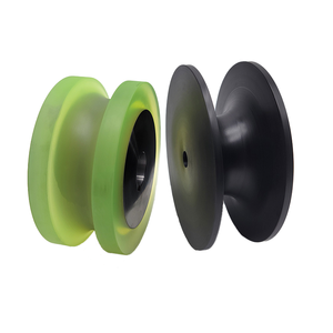 Ruedas motrices recubiertas de poliuretano con chavetero de orificio pasante, rodillos transportadores de núcleo de aleación de aluminio - Product Image 2