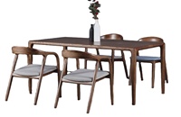 Chaises de salle à manger en bois de couleur naturelle Neva, style nordique, fournies par une usine professionnelle
