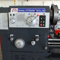 Tour horizontal manuel de moyenne capacité série ACR CW (modèles CW61125 CW6163 CW6180) – Machine d'usinage des métaux avec capacité de 1000 mm