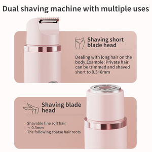Afeitadora eléctrica de área privada para mujeres y hombres Máquina de depilación de axila con <span class=keywords><strong>vello</strong></span> púbico dedicado para mujeres y hombres para mujeres - Product Image 4