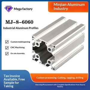 6060 Industrial Aluminum Profile Frame Accessories Workbench Connector European Standard Profile Complete Aluminum Profile - Product Image 1