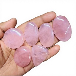 Piedra Natural de Cuarzo Rosa de Alta Calidad, Corte Ovalado, Certificada para Joyería, al Mejor Precio - Product Image 3