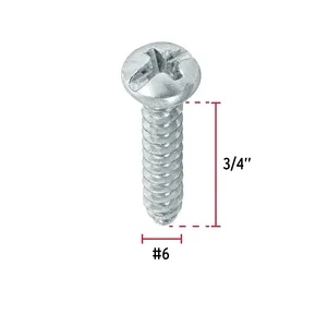 Master con 60 unità di borsa con 200 foglio viti, 6x3/4 ', feroce - Product Image 3