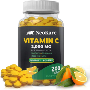 Tablet Vitamin C & Multivitamin Kustom OEM untuk Kesehatan Otak & Dukungan Imunitas bagi Dewasa - Product Image 1