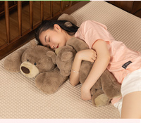 Fournisseur de jouets en peluche lestés Ours Animal Jouet en peluche chauffant au micro-ondes Jouet sensoriel en peluche lesté pour enfants Soulager l'anxiété