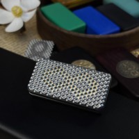 HALOOPLAYER Haha Série Acier Inoxydable Flat 8 Slider Mécanique à Pousser EDC Anti-Stress Jouet Sensoriel pour les Mains
