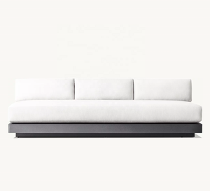 <span class=keywords><strong>MAYA</strong></span> moderno per tutte le stagioni Patio giardino Hotel spiaggia Set di mobili da esterno in alluminio divano modulare L-sezionale con sedia ad angolo - Product Image 5