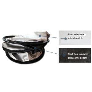 Meilleures Parasols de Voiture Pliables Personnalisés pour Pare-Brise Avant en Polyester Anti-UV avec Bulles PE, Double Cercle, Pas Cher, avec Logo - Product Image 3